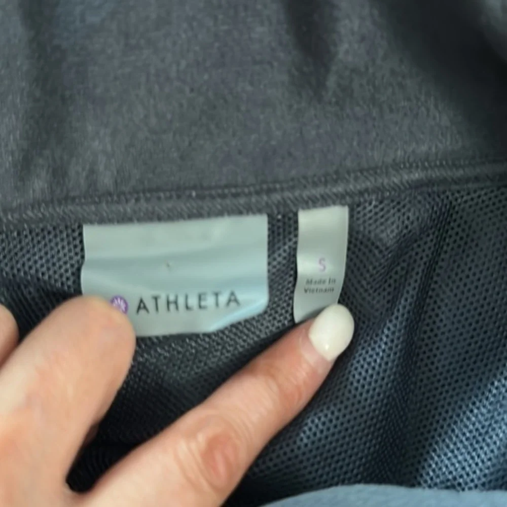 Athleta Truckee Grey & Grey Heathered Jacket‎